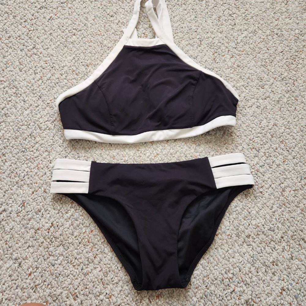 Seafolly Block Party High Neck Bikini